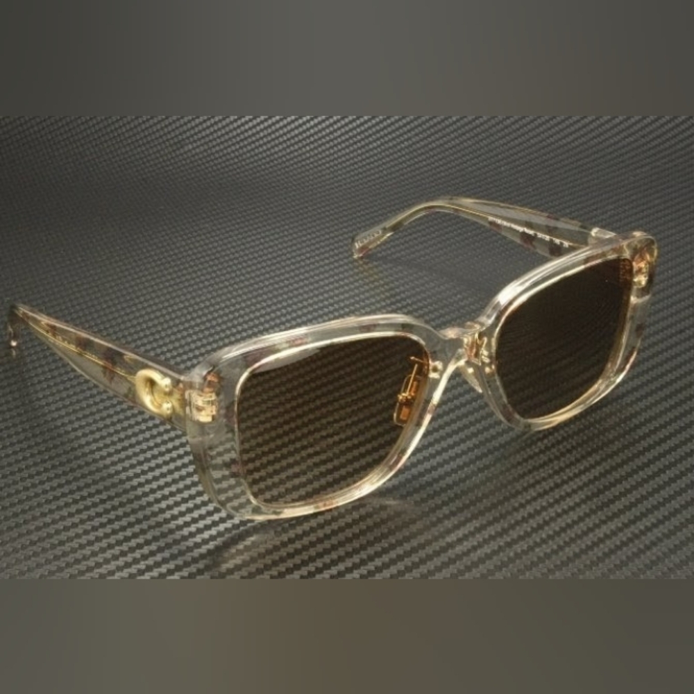 COACH Eyeglasses 9252 Victorian Roses Clear Acrylic Women